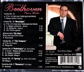 Beethoven Piano Works CD Back